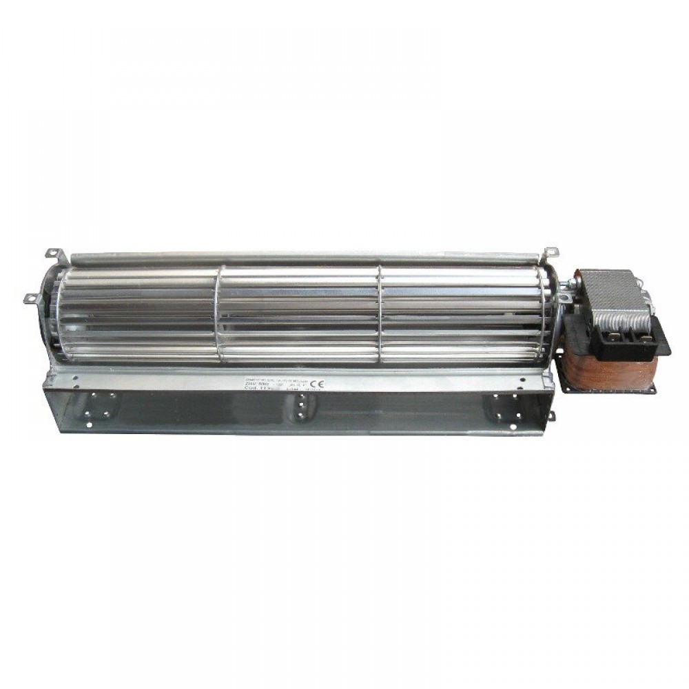 Tangentiell fläkt Fergas för pelletskaminer Anselmo Cola, Cadel, Ferroli, La Nordica med flera med Ø60 mm, Flöde 180 m³/h | Fans and Blowers | Pelletskamin delar |