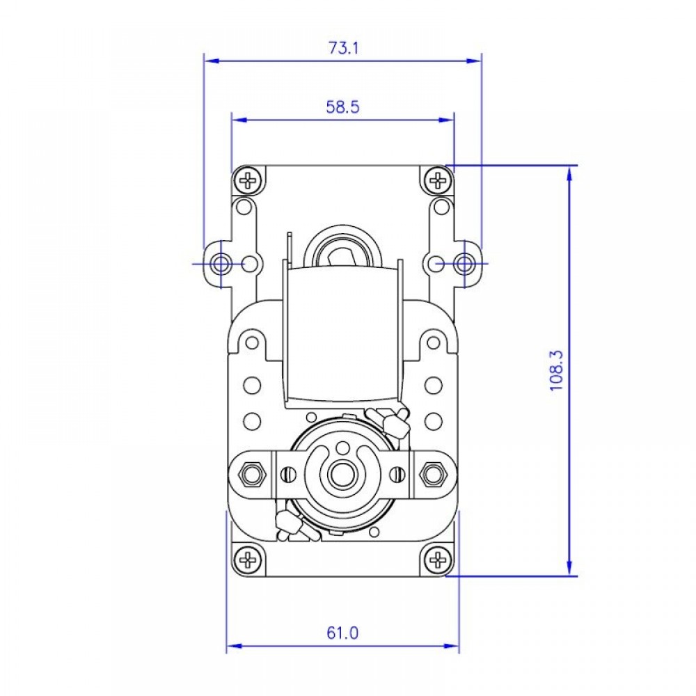 Hålaxelväxelmotor Mellor KB1008 5RPM för pelletskamin Cadel, Deville, Eurofiamma, Eurostek, Italiana Camini, Karmek One, Zibro, Puros, Qlima, Italflame, Bestfire, TMC, MG och andra | Växelmotorer pelletskamin | Pelletskamin reservdelar |