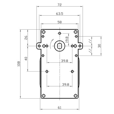 Hålaxelväxelmotor Kenta K9117157, 5 RPM för pelletskamin Cadel, Deville, Eurofiamma, Italflame, Karmek One, Puros, Qlima, Zibro, Eurostek, Ambiente e Calore, Bestfire, Eurostek, Fair, Italiana Camini, King Fire, Mecatech, MG, Puros, Tecnoflam, TMC m.fl. - Växelmotorer pelletskamin