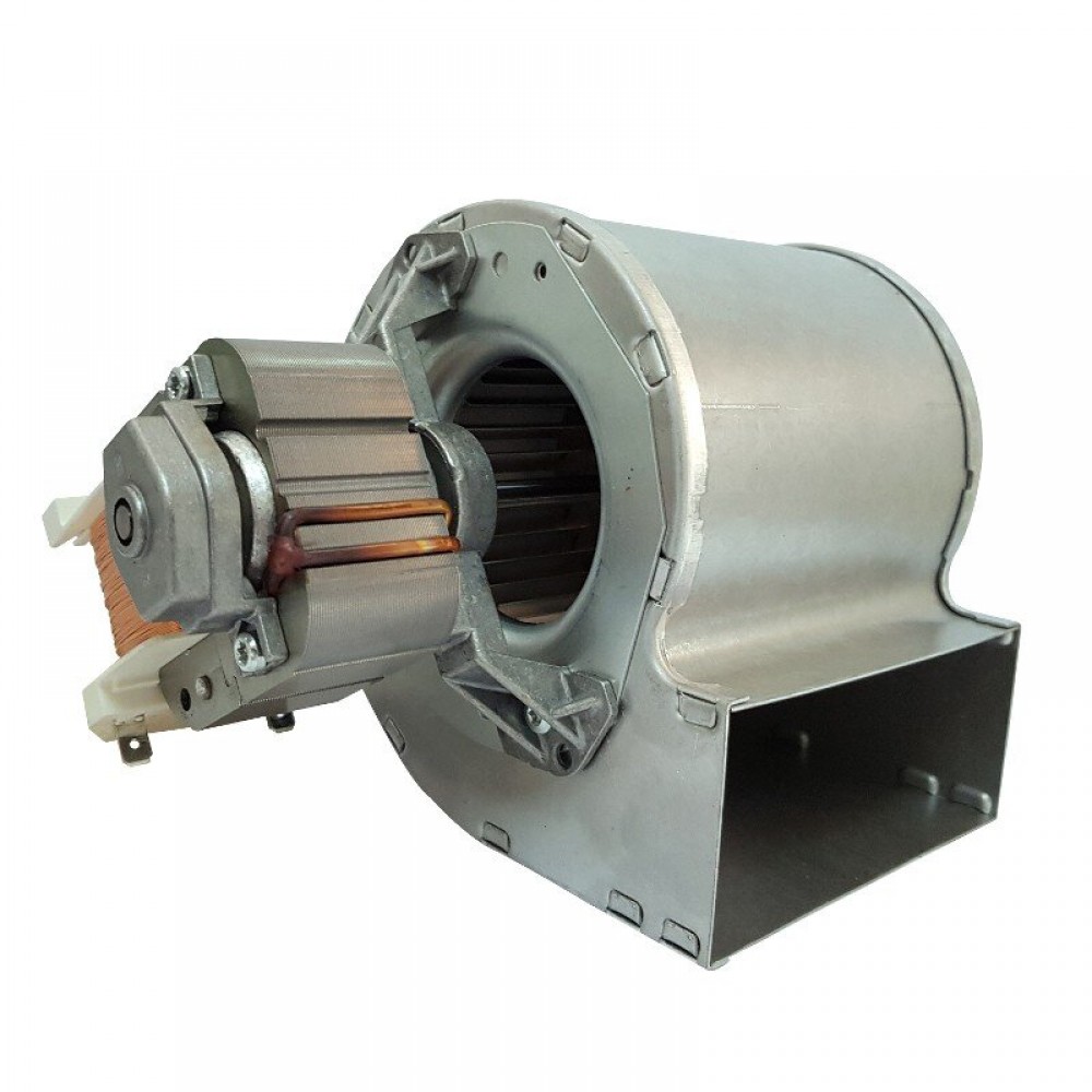 Centrifugalfläkt EBM för pelletskaminer Anselmo Cola, Cadel, Edilkamin, MCZ, La Nordica, Caminetti Montegrappa, Palazzetti, Sicalor, flöde 210 m³/h | Fläkt pelletskamin | Pelletskamin reservdelar |
