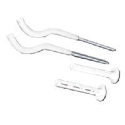 Plastbelagd monteringskonsolsats för aluminiumradiator, 9 x 195mm - Produktjämförelse