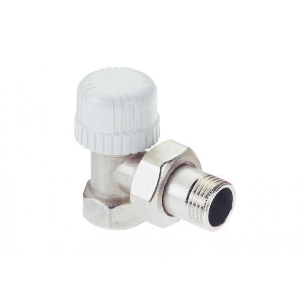 Radiatorventil 1/2", vinklad ICMA 774 för termostathuvud (M28x1,5)
