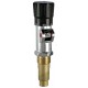 Thermostatic draft regulator for solid fuel boiler