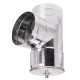 Premodul skorsten för pelletskamin, rostfritt stål AISI 304, 80-130mm - 80-150mm | Premodul skorsten | Skorstenar |