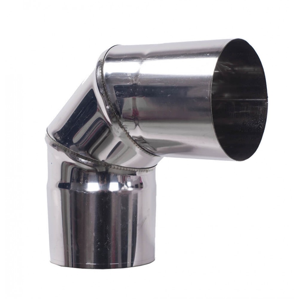 Premodul skorsten för pelletskamin, rostfritt stål AISI 304, 80-130mm - 80-150mm | Premodul skorsten | Skorstenar |