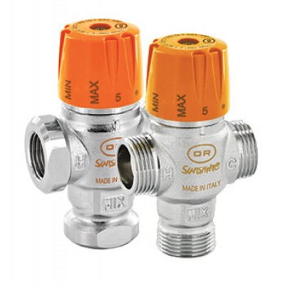 Adjustable thermostatic mixing valve, Solar model - Produktjämförelse