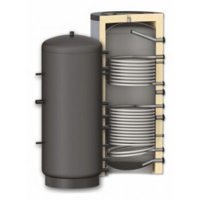 Buffer Tank Sunsystem, Model PR2 800, Capacity 800L, Two heat exchanging coils Vesse; - Produktjämförelse