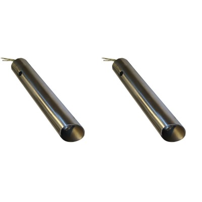 Tändelement pelletsbrännare med luftkanaliseringsrör för Ferroli, Anselmo Cola med flera, total längd 130mm, 350W - x2 - Produktjämförelse