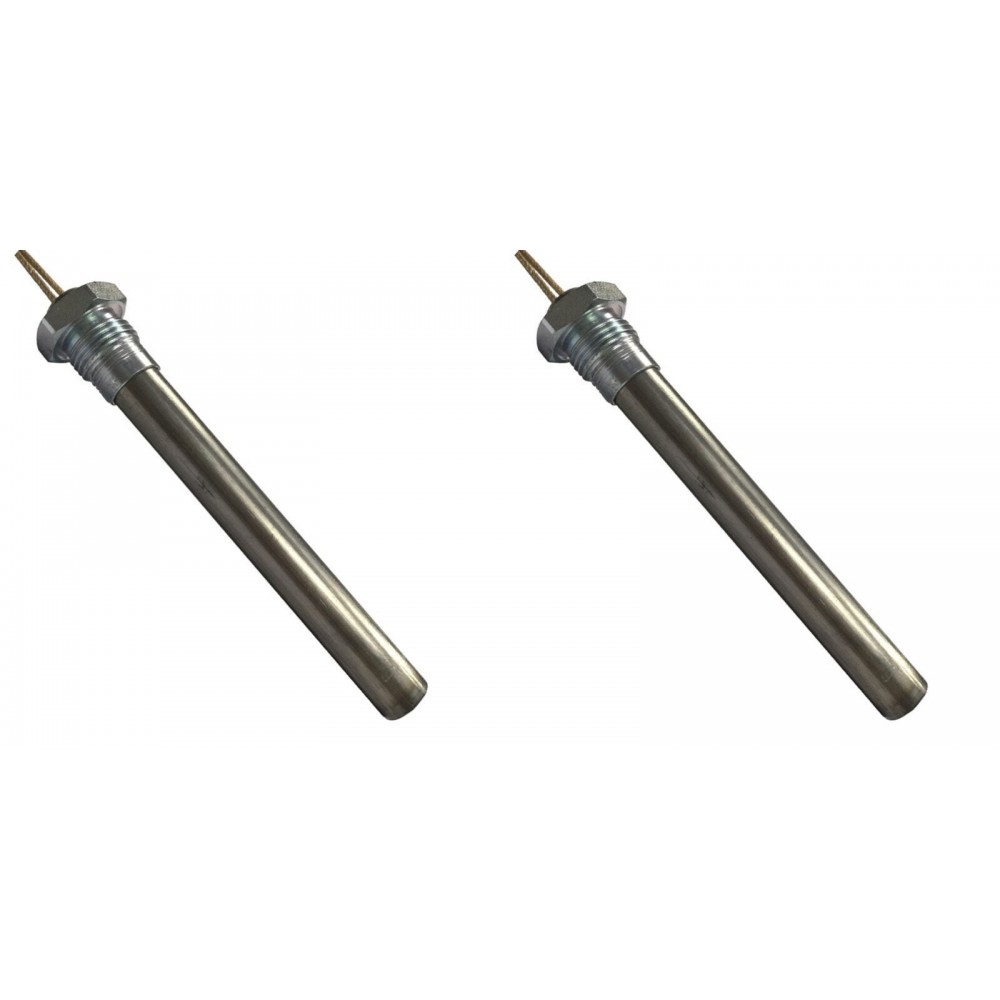 Tändelement pelletskamin för Palazzetti och andra, total längd 188mm, 350W - x2