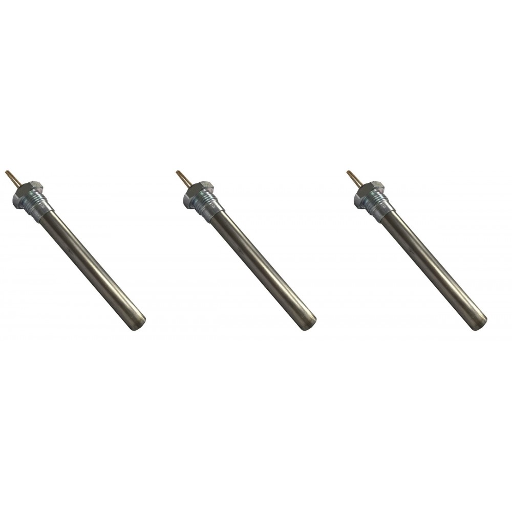 Tändelement pelletskamin för Palazzetti och andra, total längd 188mm, 350W - x3