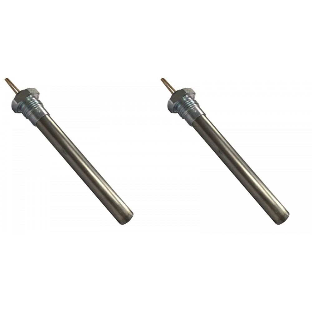 Tändelement pelletskamin för Ecosystem med flera, total längd 152mm, 400W - x2 | Tändelement pelletskamin | Pelletskamin reservdelar |