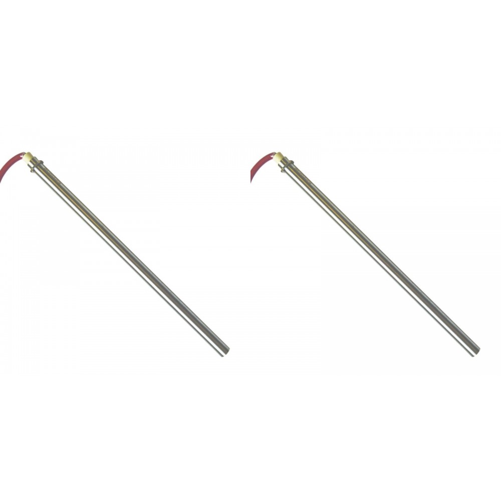 Tändelement pelletskamin för Edilkamin och andra, total längd 280mm, 470W - x2