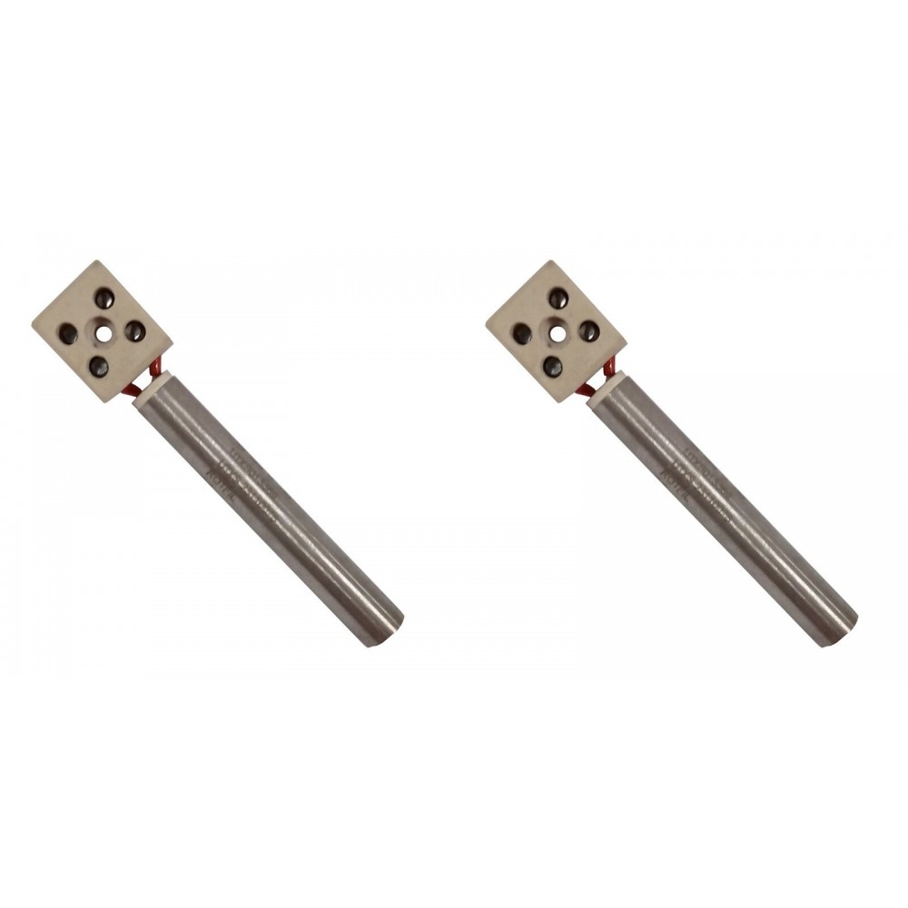 Tändelement pelletskamin för Eurofiamma, Arce med flera, längd 80mm, 250W - x2 | Tändelement pelletskamin | Pelletskamin reservdelar |