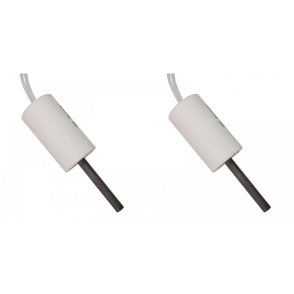 Tändelement pelletskamin ComfortBilt, Edilkamin, total längd 66mm, 90 - 100W till 24 Volt AC - x2