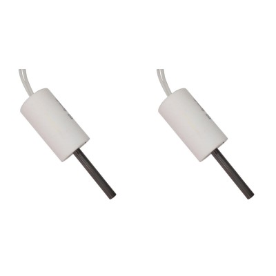 Tändelement pelletskamin ComfortBilt, Edilkamin, total längd 66mm, 90 - 100W till 24 Volt AC - x2 - Produktjämförelse