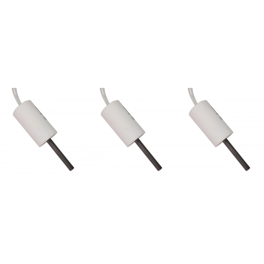 Tändelement pelletskamin ComfortBilt, Edilkamin, total längd 66mm, 90 - 100W till 24 Volt AC - x3