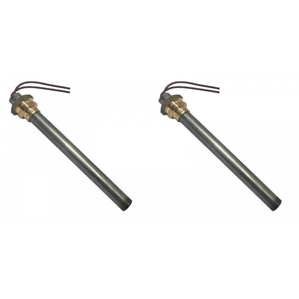 Tändelement pelletskamin för Ecoteck, Ravelli med flera, total längd 114mm, 250W - x2 | Tändelement pelletskamin | Pelletskamin reservdelar |