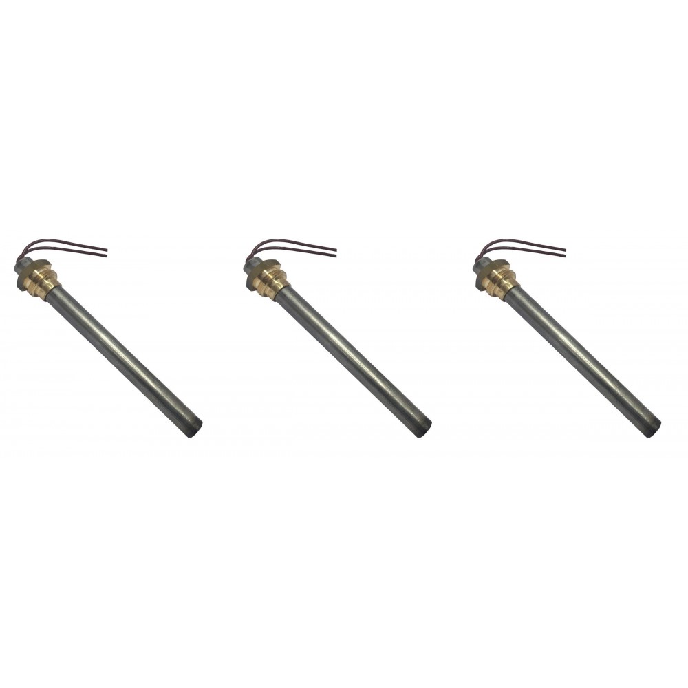 Tändelement pelletskamin för Ecoteck, Ravelli med flera, total längd 114mm, 250W - x3