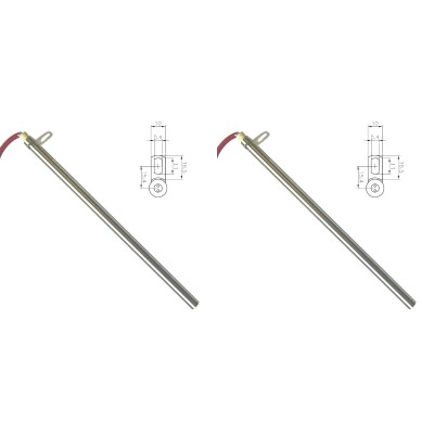 Tändelement pelletskamin för Edilkamin och andra, total längd 280mm, 470W - x2 - Kampanjer