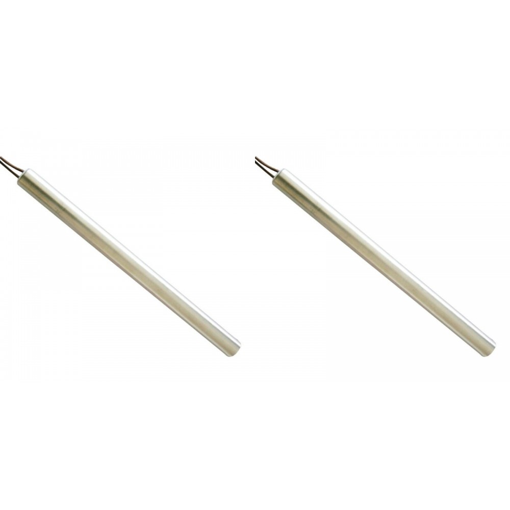 Tändelement pelletskamin för Palazzetti, Royal, MCZ, Olimpia Splendid, Pellbox, Clam, Thermorossi med flera, total längd 160mm, 350W - x2 | Tändelement pelletskamin | Pelletskamin reservdelar |