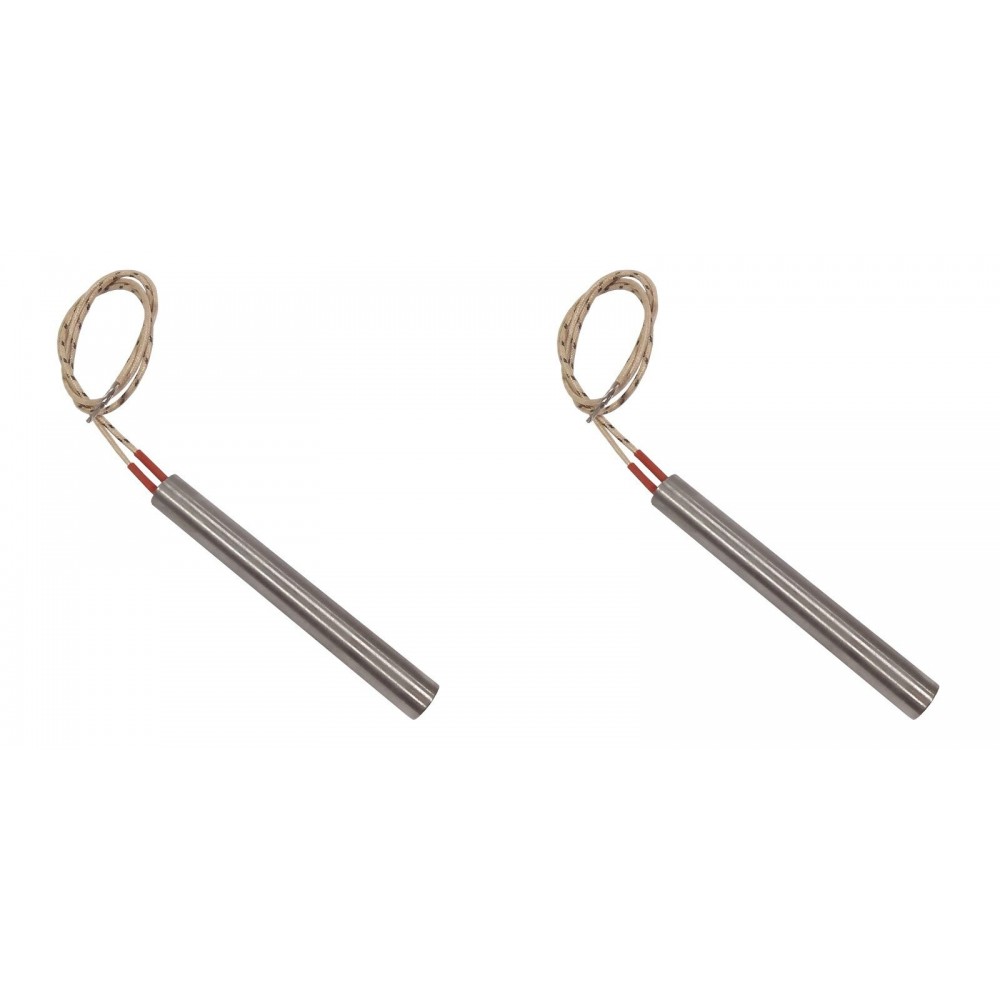 Tändelement pelletskamin för Arce, Cadel, Eurofiamma, Eurosteack med flera, total längd 101mm, 300W - x2