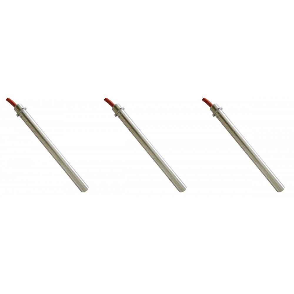 Tändelement pelletskamin för Ecoforest med flera, total längd 155mm, 250W - x3
