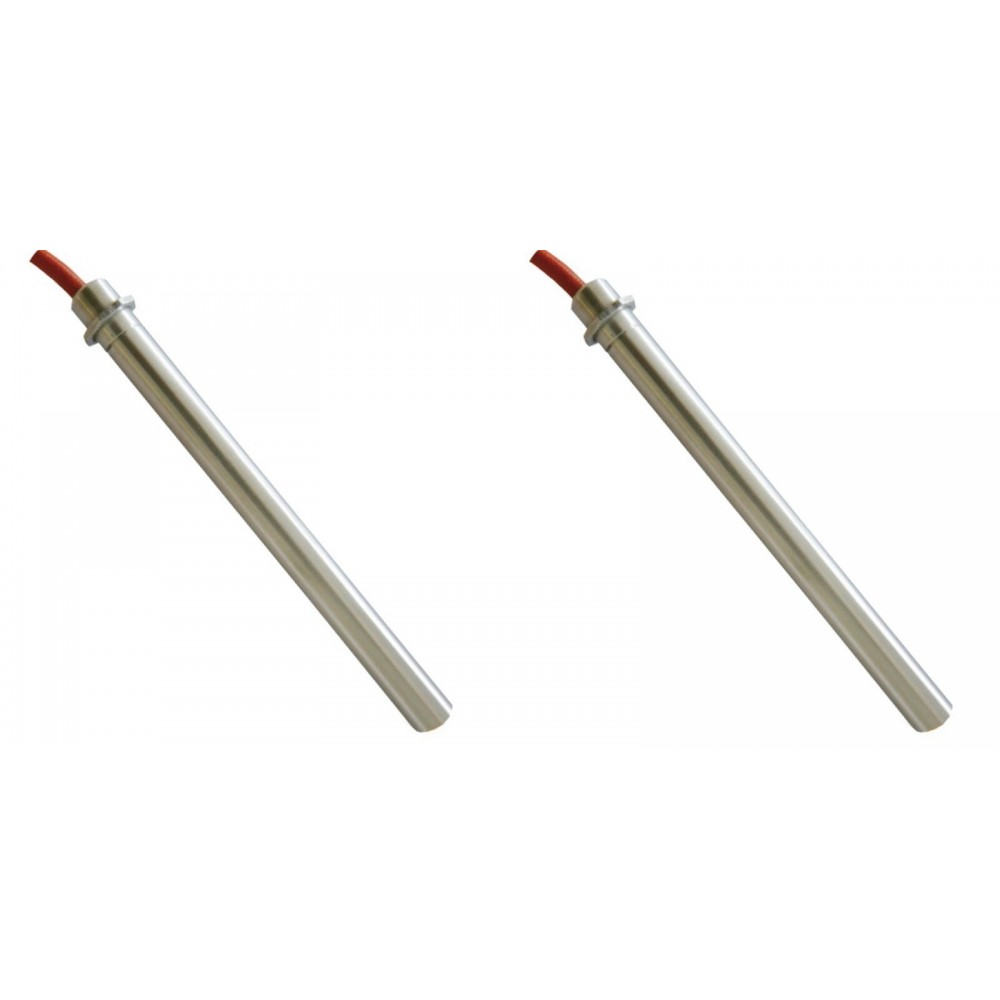 Tändelement pelletskamin för Palazzetti, Cadel, Thermorossi, Olimpia Splendid, total längd 170mm, 350W - x2