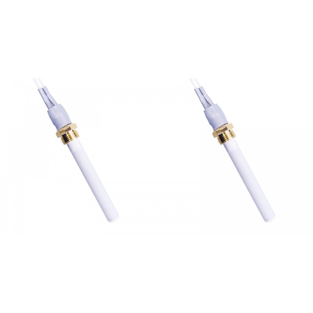 Keramiskt tändelement pelletskamin Eco Spar, BURNiT, Warmflow, Adler, AMG, Ecoteck, total längd 88mm, 250W - x2 | Tändelement pelletskamin | Pelletskamin reservdelar |