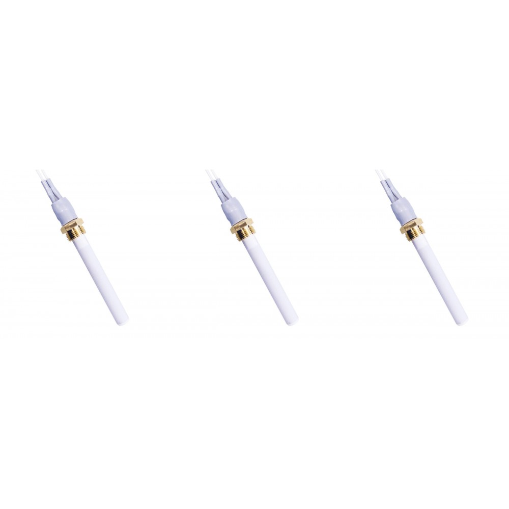 Keramiskt tändelement pelletskamin Eco Spar, BURNiT, Warmflow, Adler, AMG, Ecoteck, total längd 88mm, 250W - x3 | Tändelement pelletskamin | Pelletskamin reservdelar |