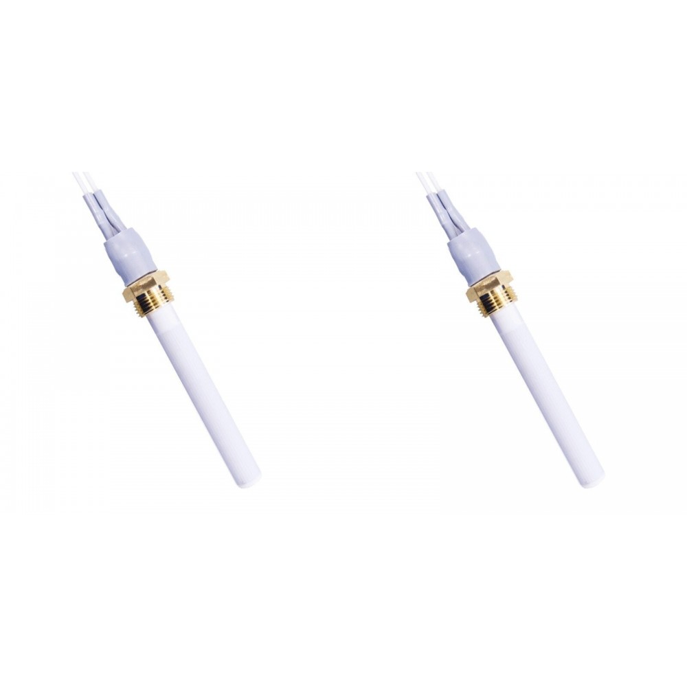 Keramiskt tändelement pelletskamin Eco Spar, BURNiT, Warmflow, Adler, AMG, Ecoteck, total längd 88mm, 250W - x2 | Tändelement pelletskamin | Pelletskamin reservdelar |