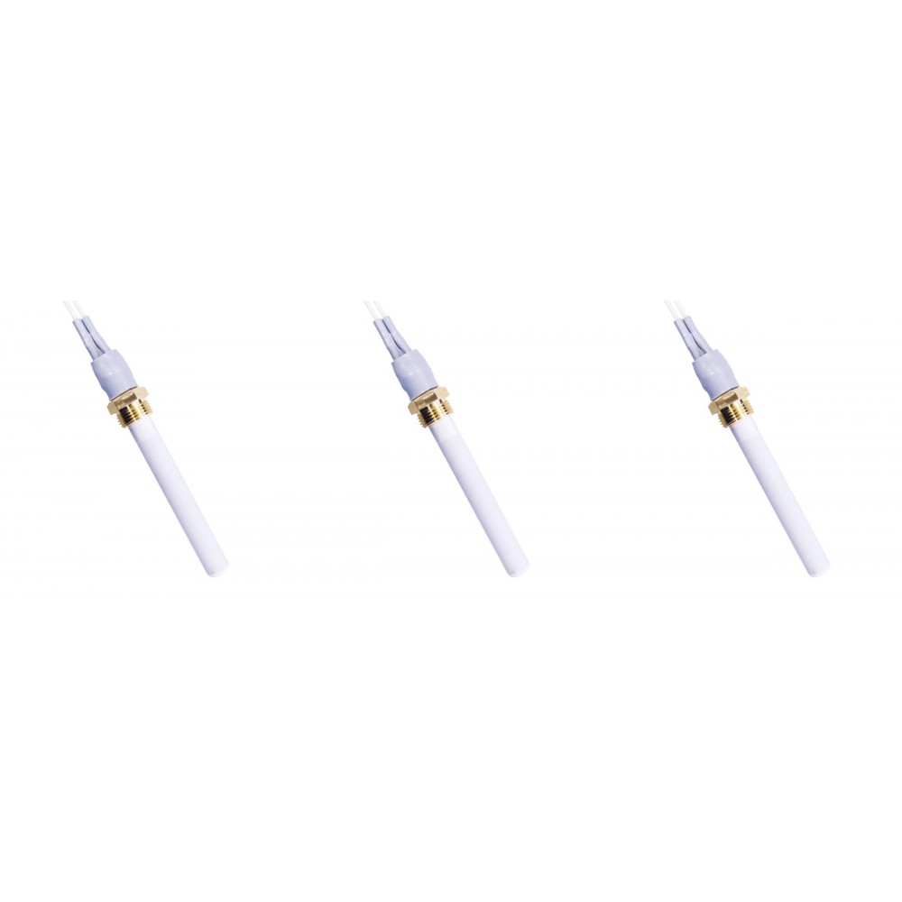 Keramiskt tändelement pelletskamin Eco Spar, BURNiT, Warmflow, Adler, AMG, Ecoteck, total längd 88mm, 250W - x3 | Tändelement pelletskamin | Pelletskamin reservdelar |