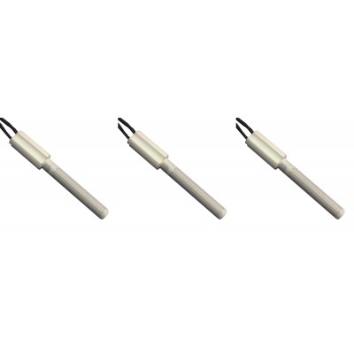 Keramiskt tändelement pelletskamin Eco Spar, BURNiT, Ashley, Adler, AMG, Piazzetta, total längd 102mm, 250W - x3 - 