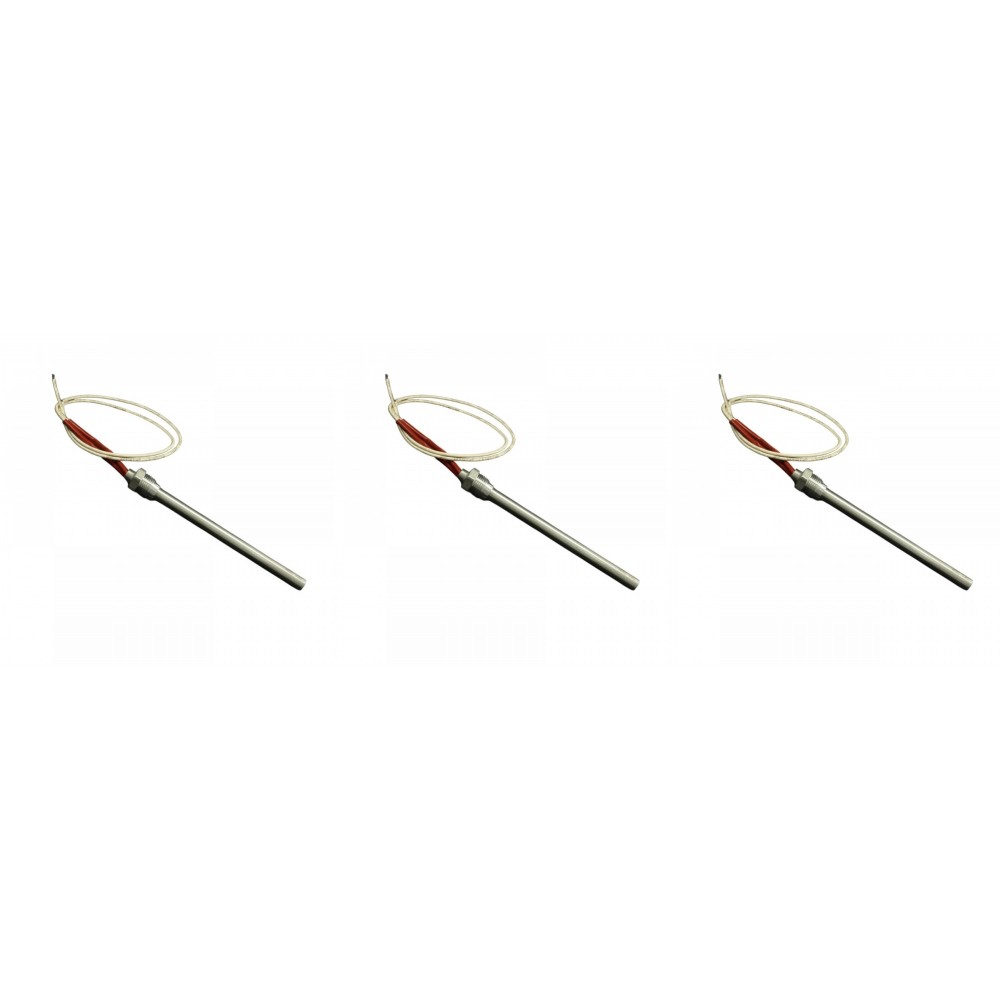 Tändelement för pelletskaminer Klover, Avalon, Lopi, Vogelzang och andra, med en total längd på 163 mm, 250W - x3