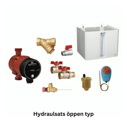 hydraulsats-öppen-typ