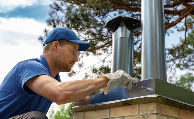 Installation av ett skorstenspaket